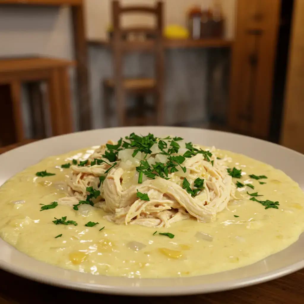 Receita de Creme de galinha