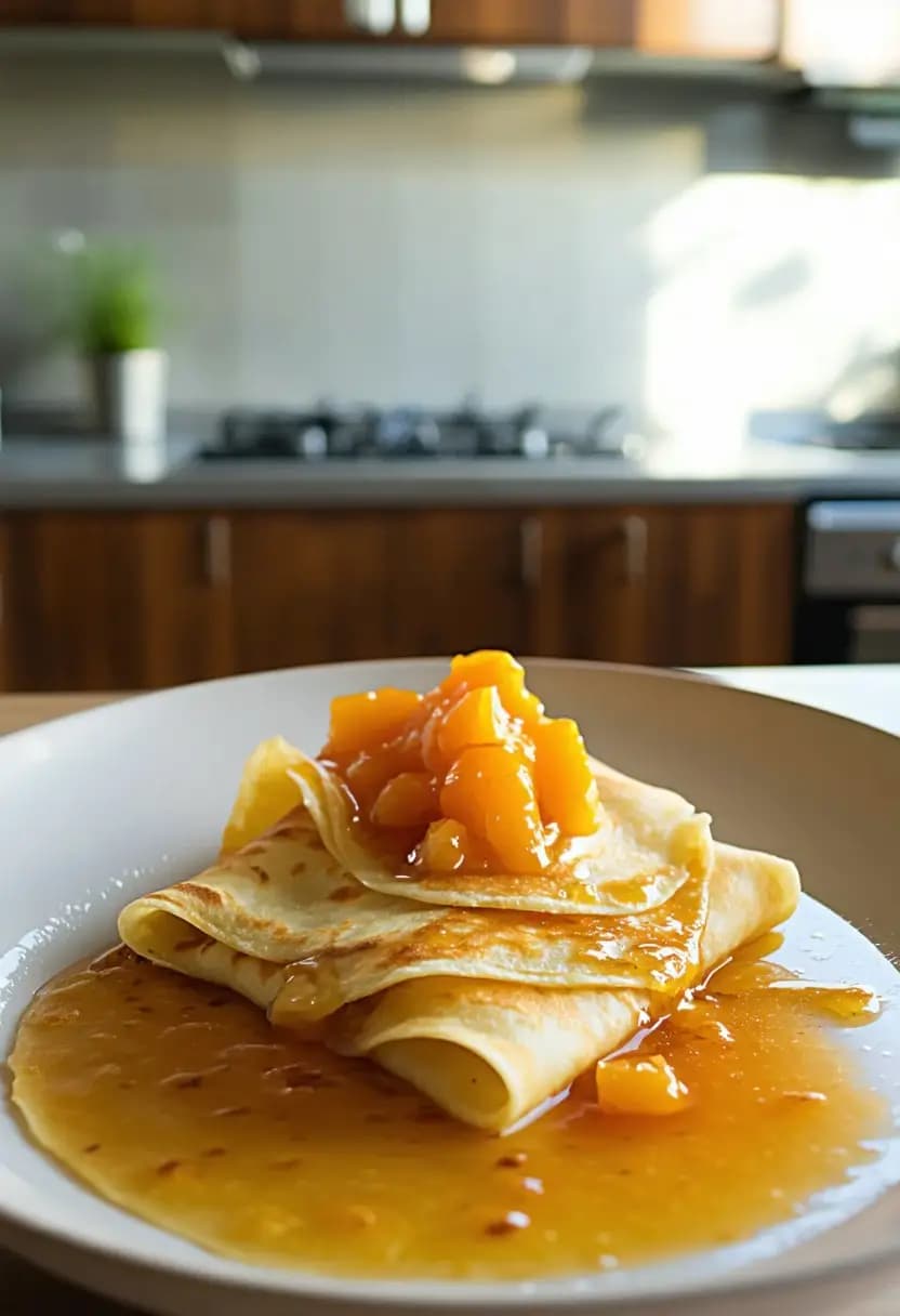 Receita de Crepes Suzette