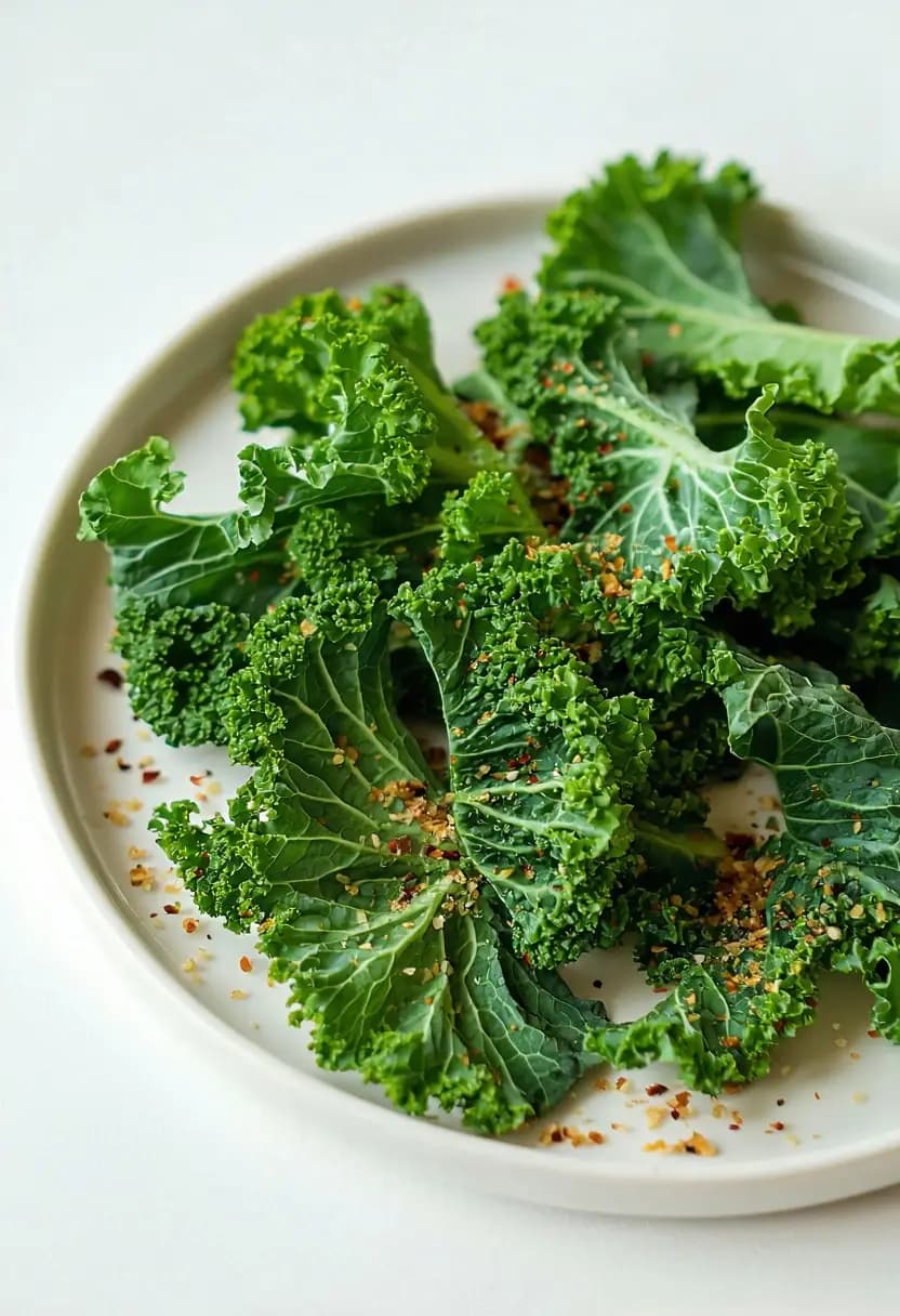 Receita de Chips de Couve Veganas Crocantes