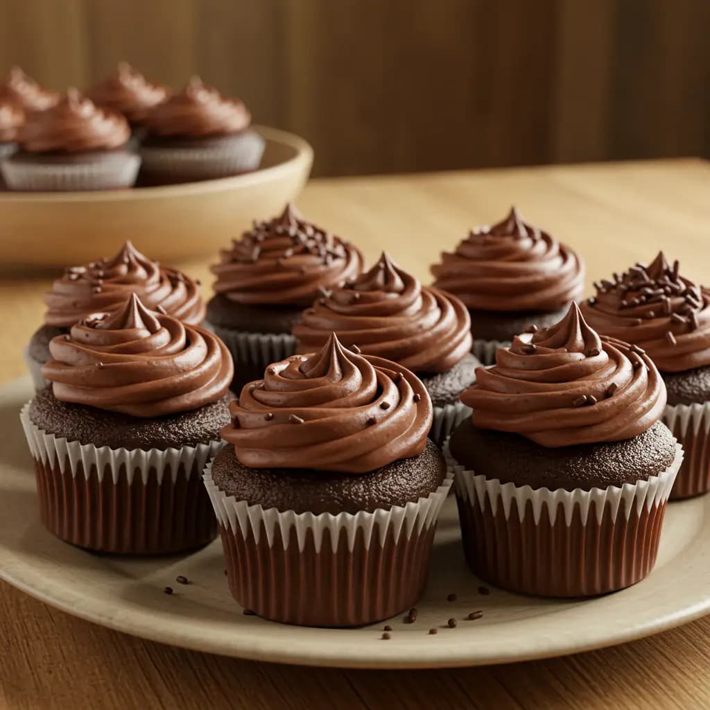 Receita de Cupcake de chocolate