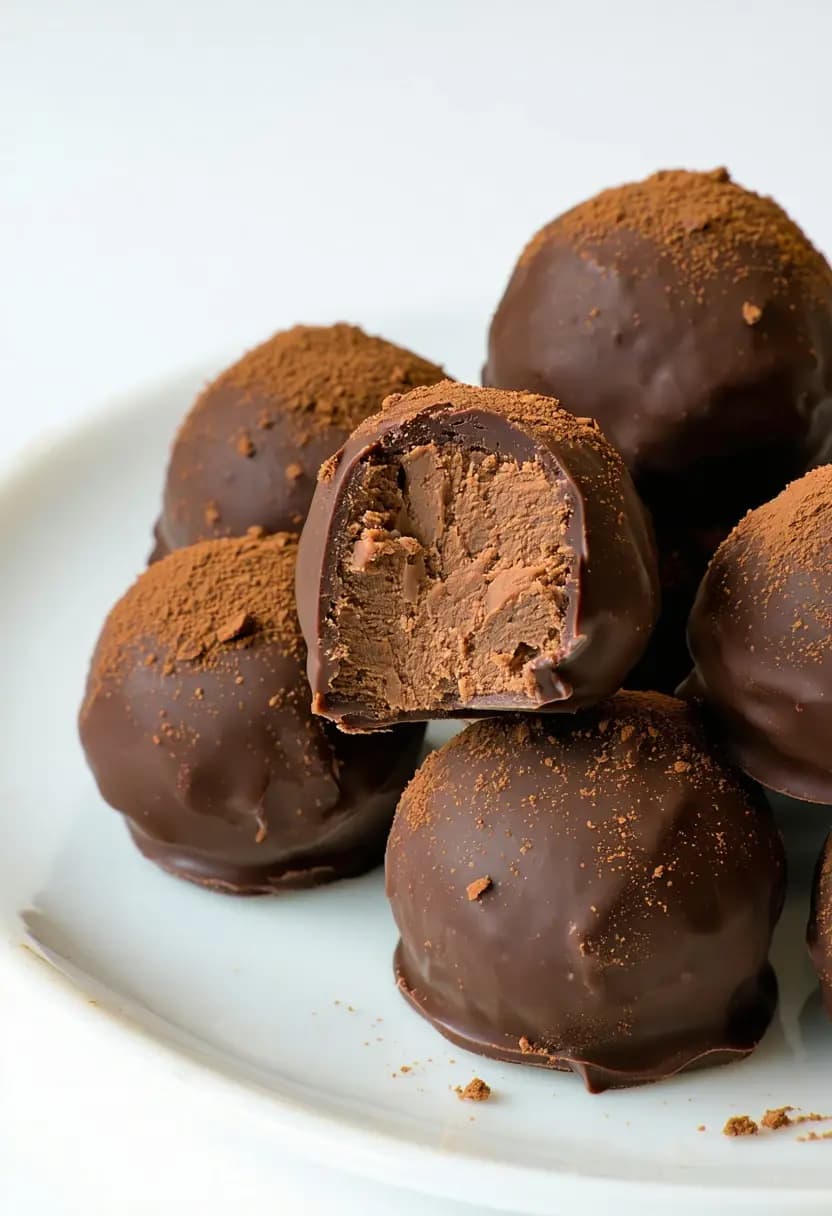 Receita de Trufas de Chocolate Decadentes