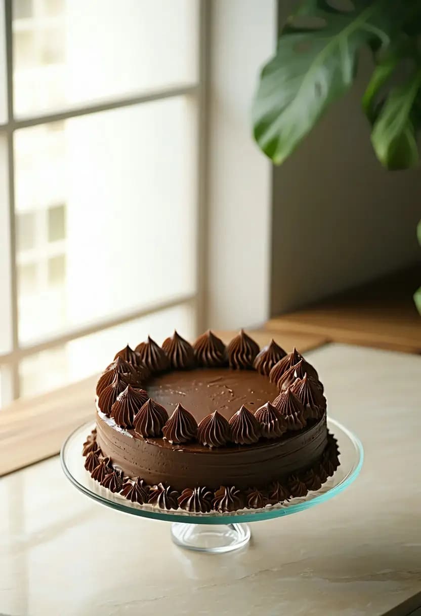 Receita de Bolo de Chocolate Vegano Decadente