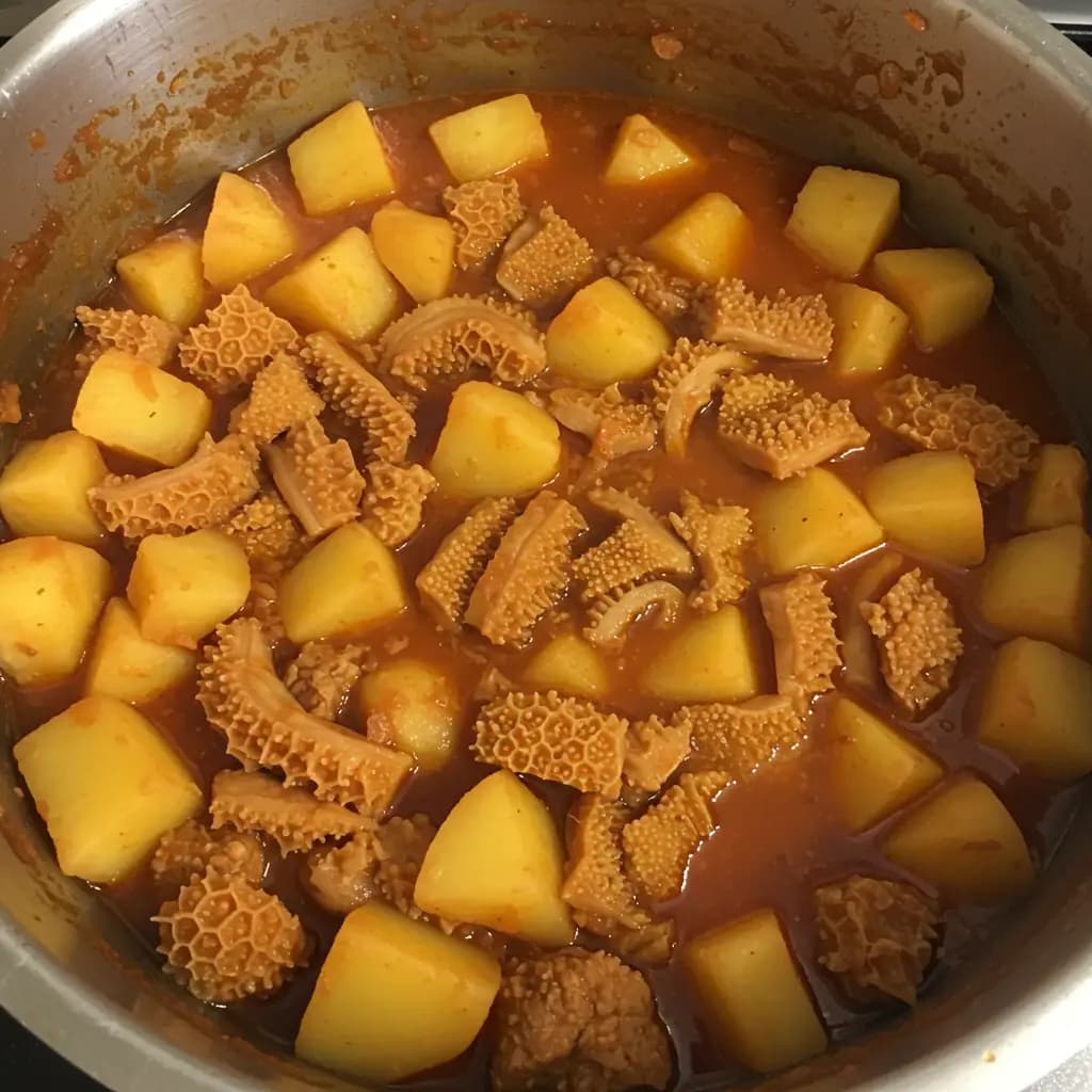 Receita de Dobradinha com Legumes
