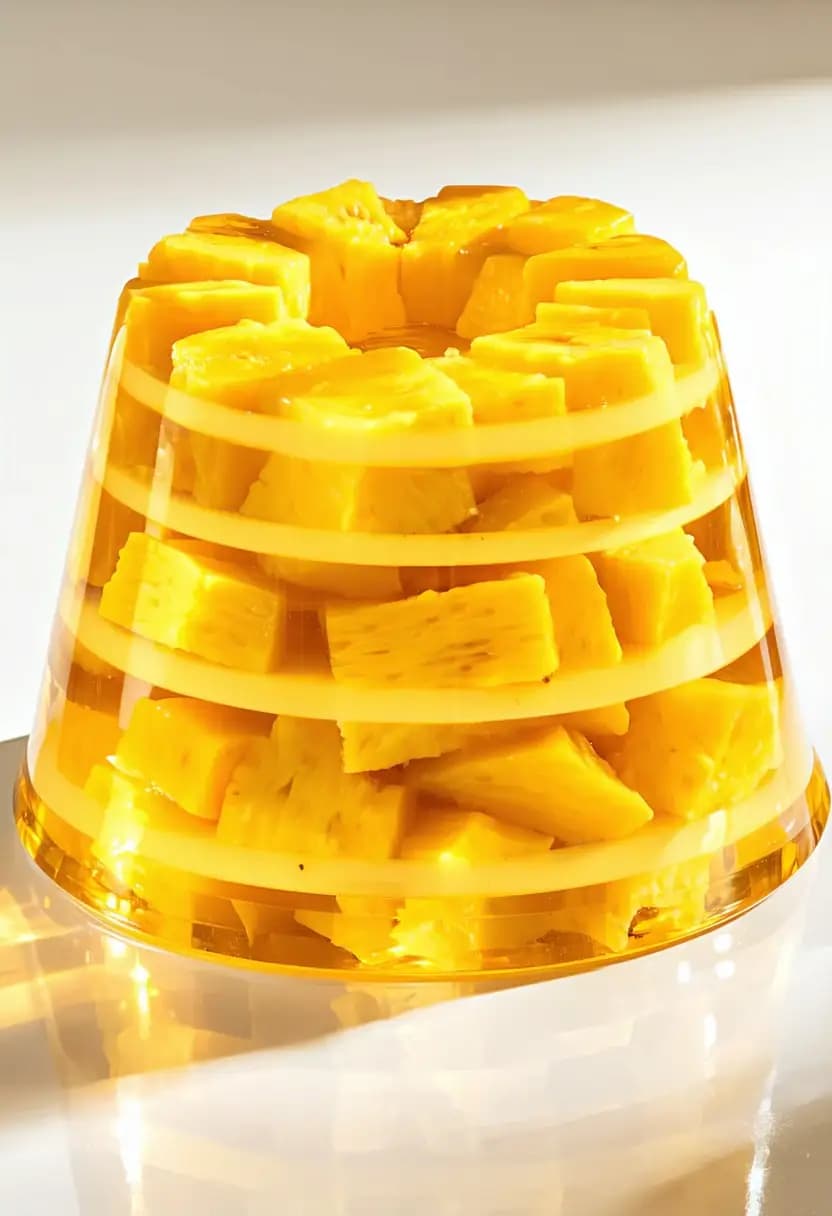 Receita de Doce de Abacaxi com Gelatina