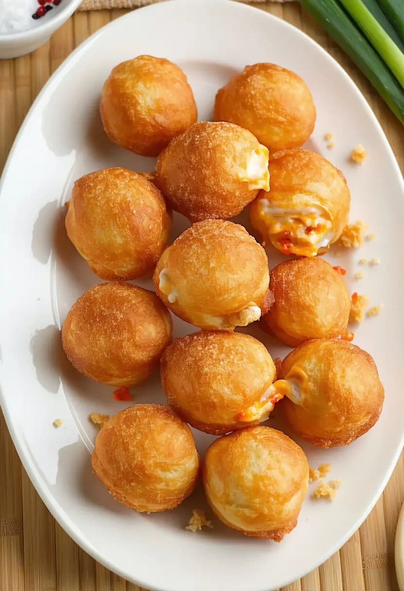 Receita de Donuts Salgados de Frango