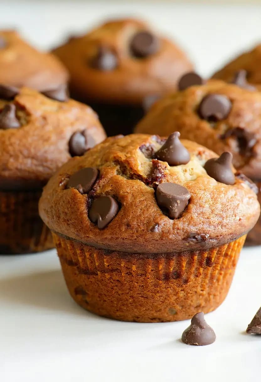 Receita de Muffins de Chocolate Duplo