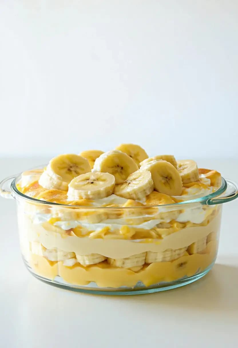 Receita de Pudim de Banana Fácil