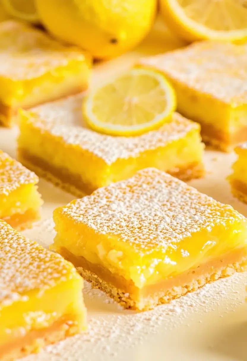 Receita de Barras de Limão Fácil