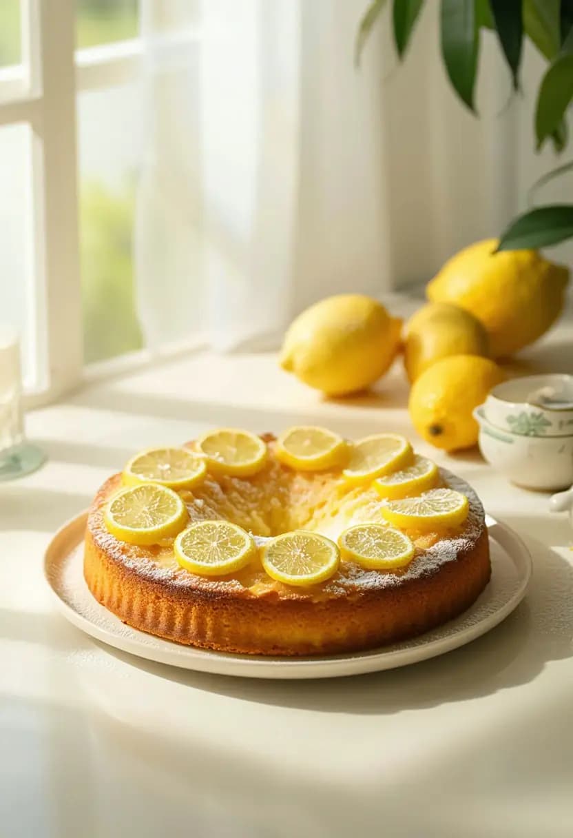 Receita de Bolo Fácil de Limão