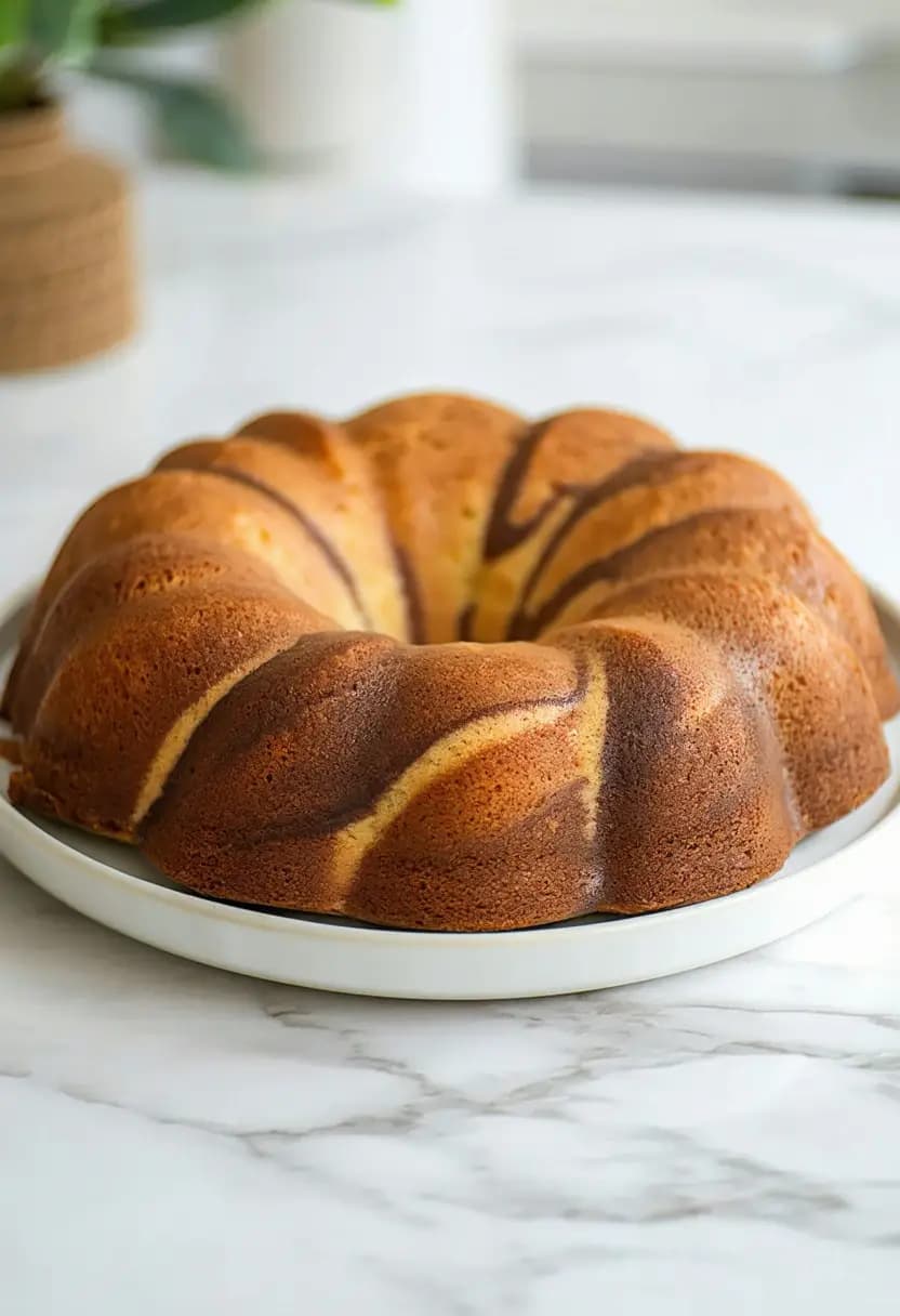 Receita de Bolo Marmorizado Fácil