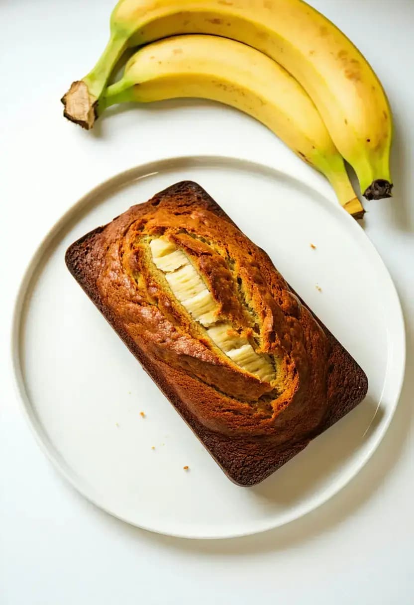 Receita de Pão de Banana Vegano Fácil