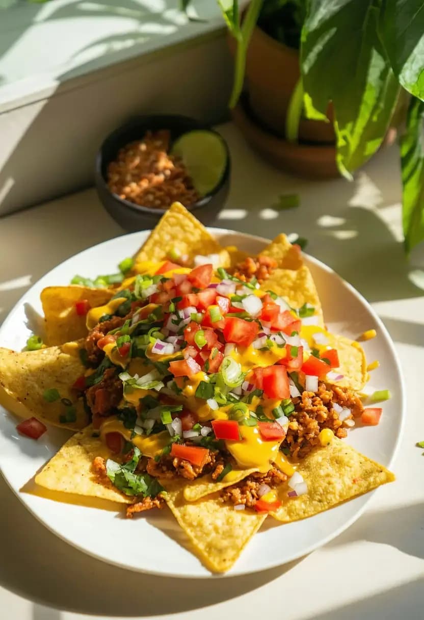 Receita de Nachos Veganos Fáceis