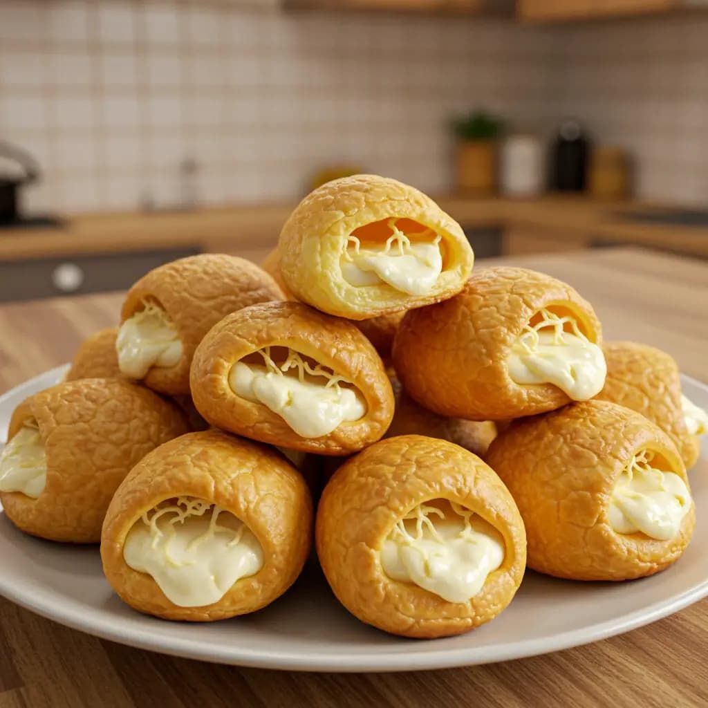 Receita de Enroladinho de queijo