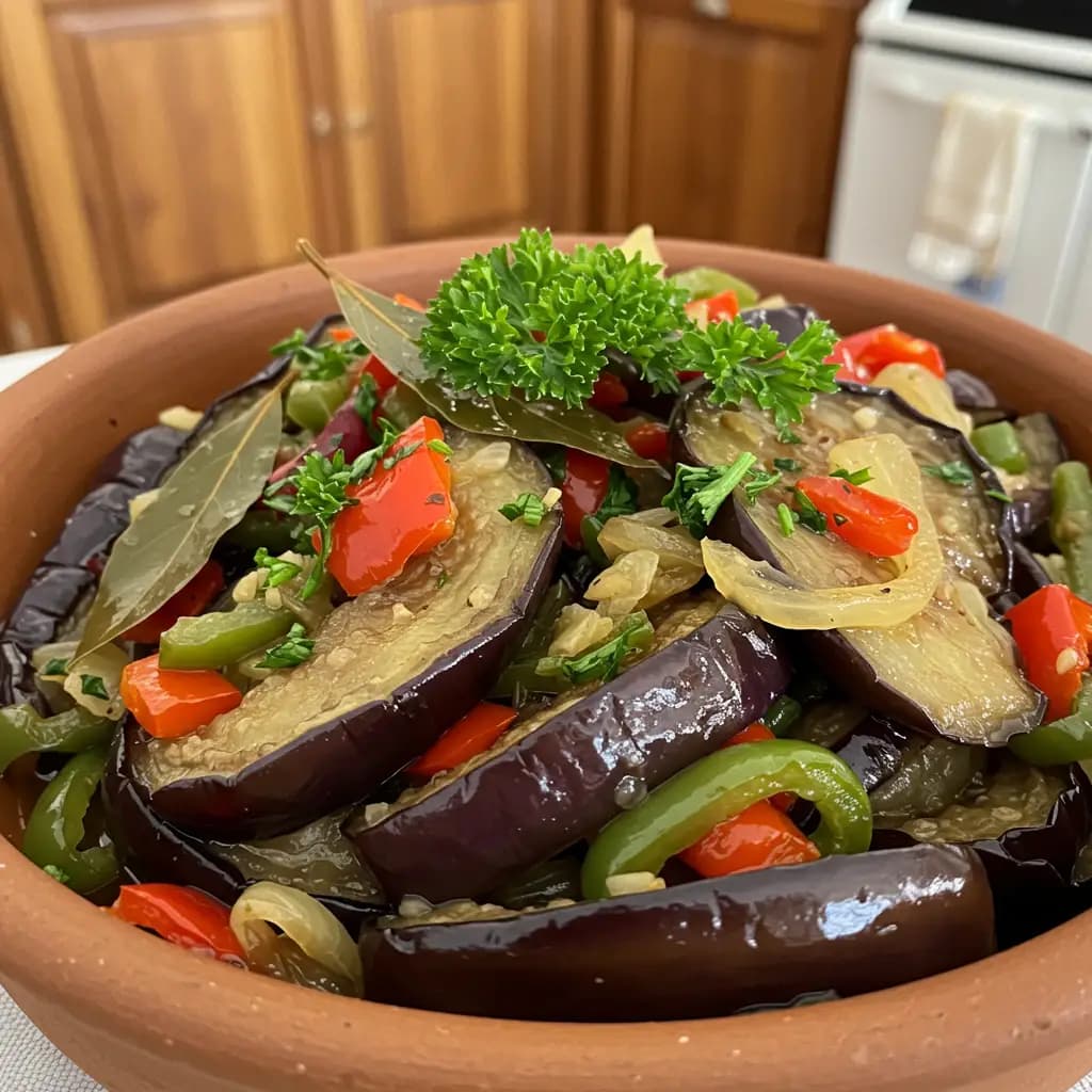 Receita de Escabeche de berinjela