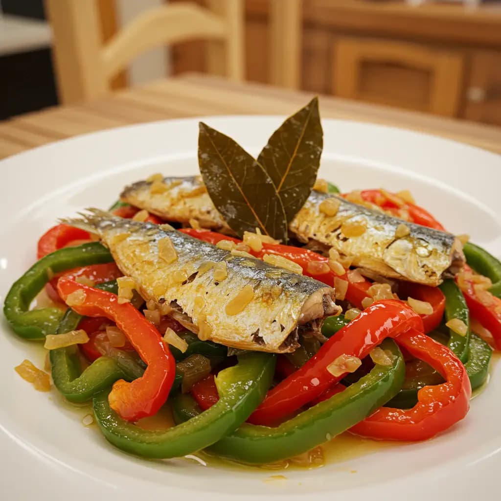 Receita de Escabeche de sardinha