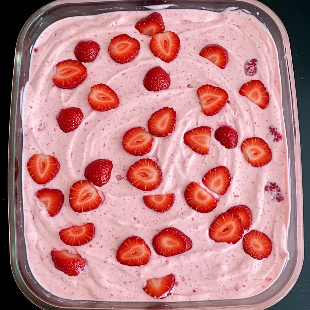 Receita de Espuma de morango fácil