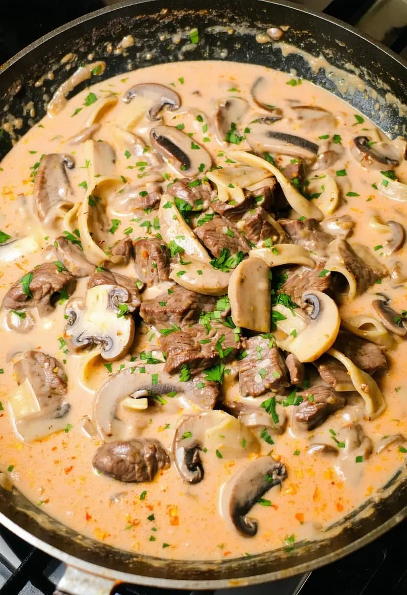 Receita de Estrogonofe de Carne