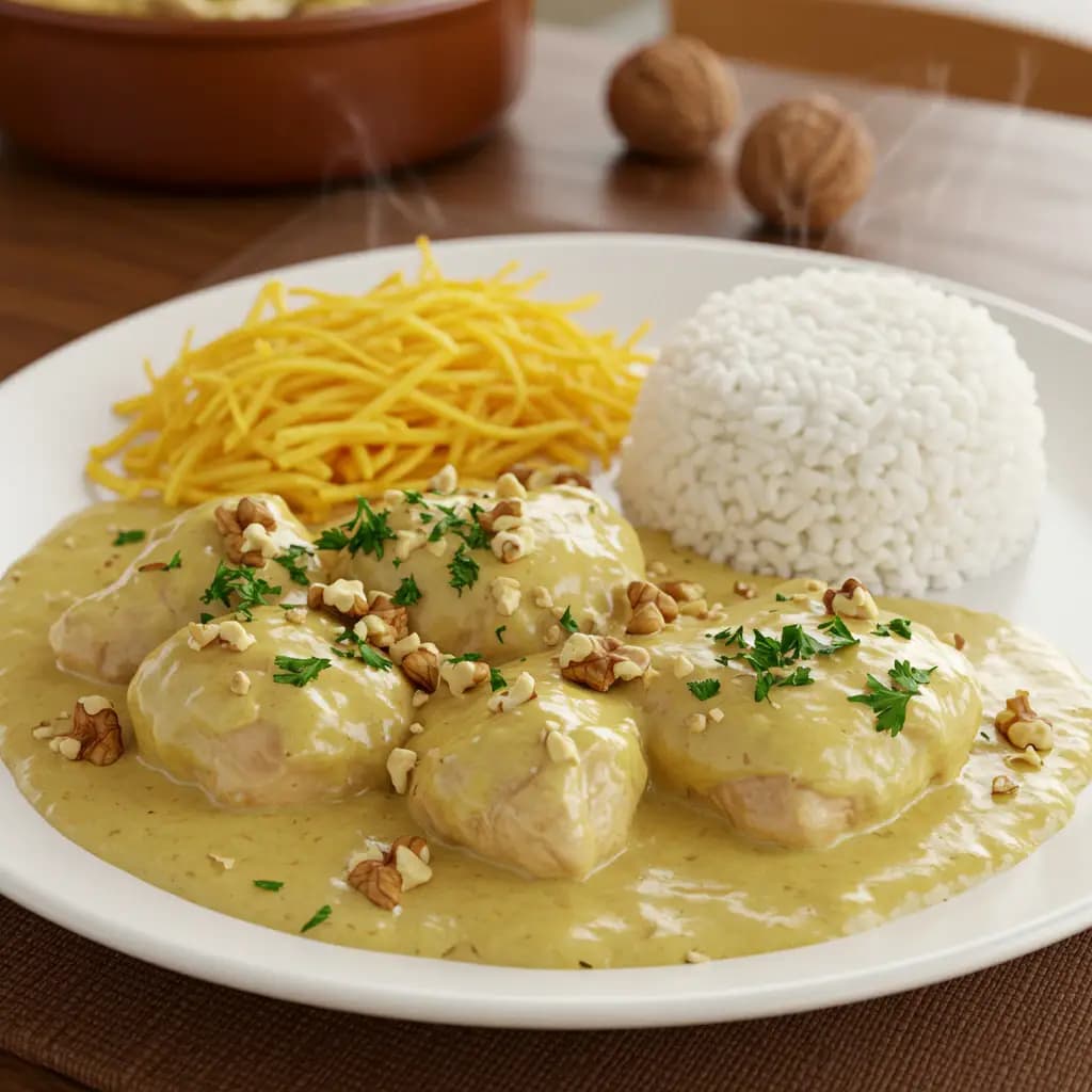 Receita de Estrogonofe de Nozes