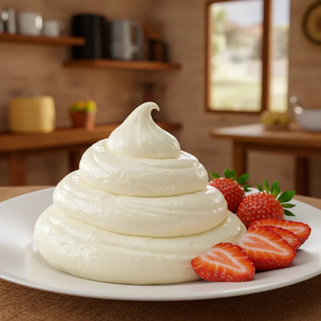 Receita de Falso chantily