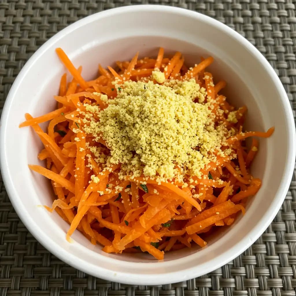 Receita de Farofa de Cenoura