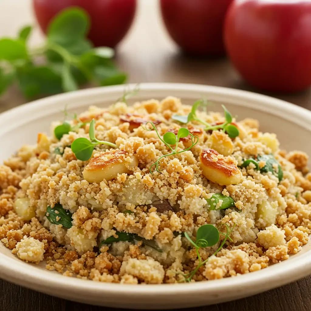 Receita de Farofa de lentilha