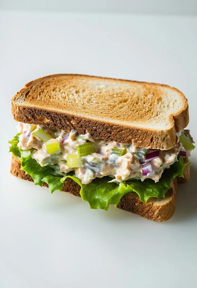Receita de Sanduíche Rápido de Salada de Atum