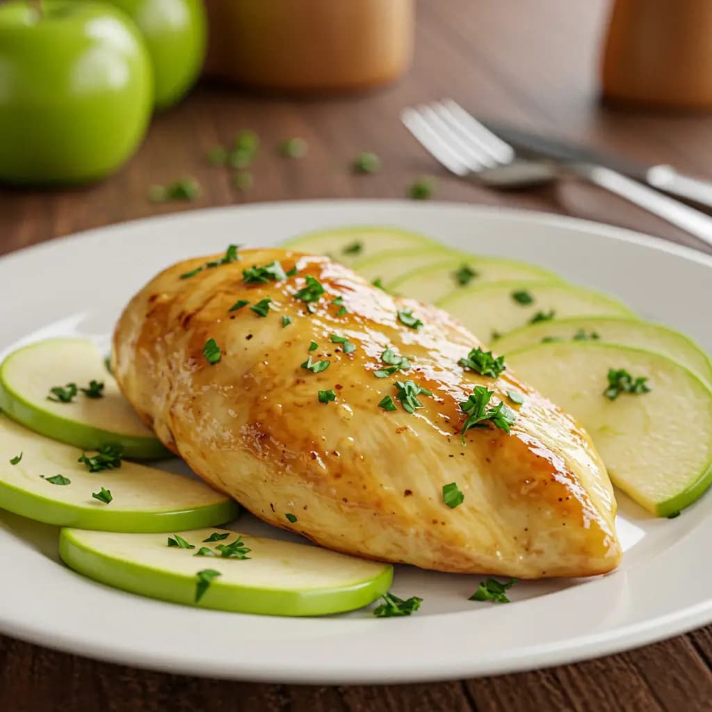 Receita de Filé de frango com maçã