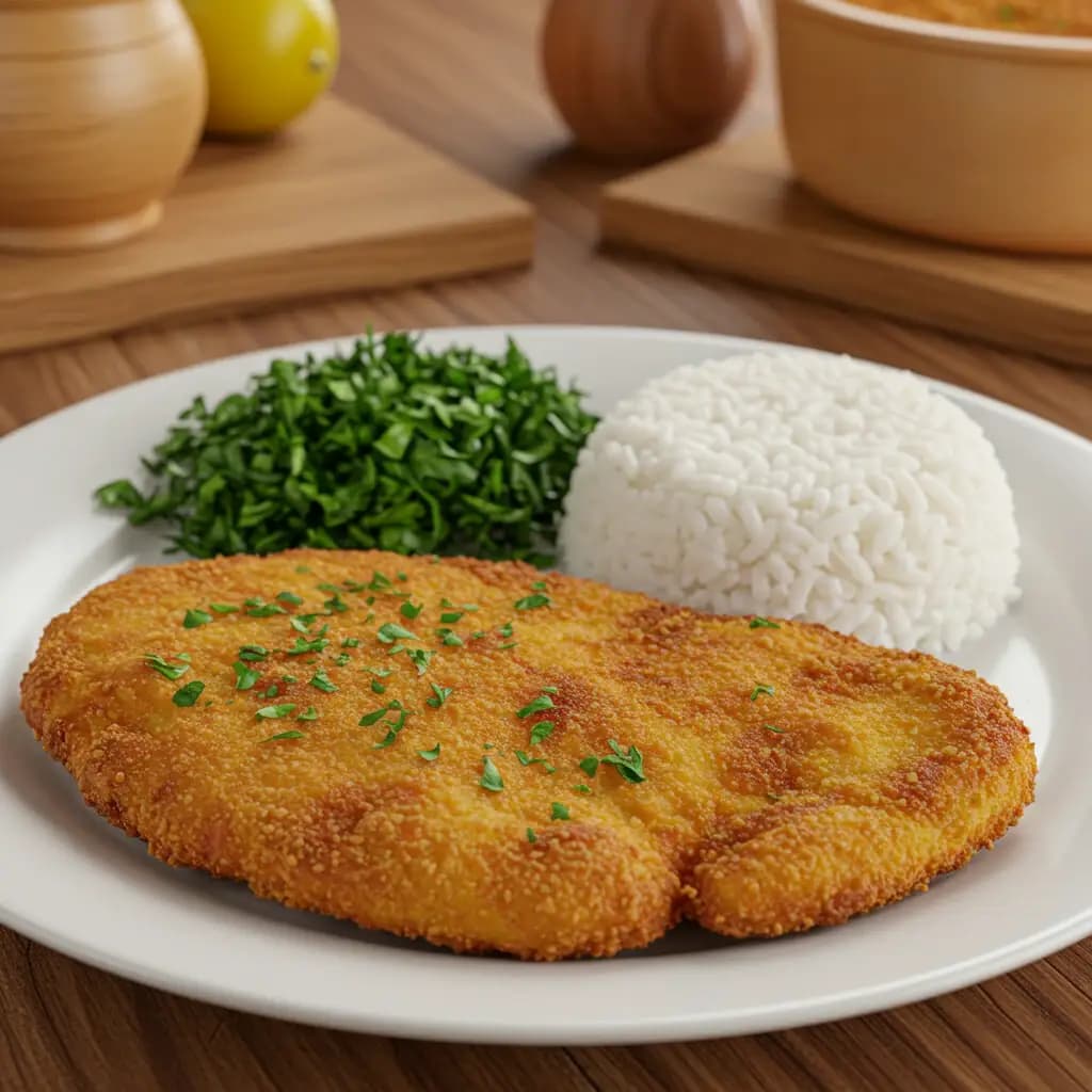 Receita de Filé de frango empanado