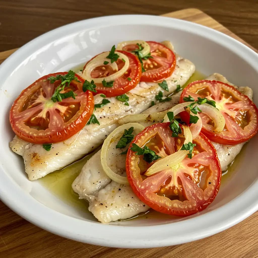 Receita de Filé de Merluza Assado