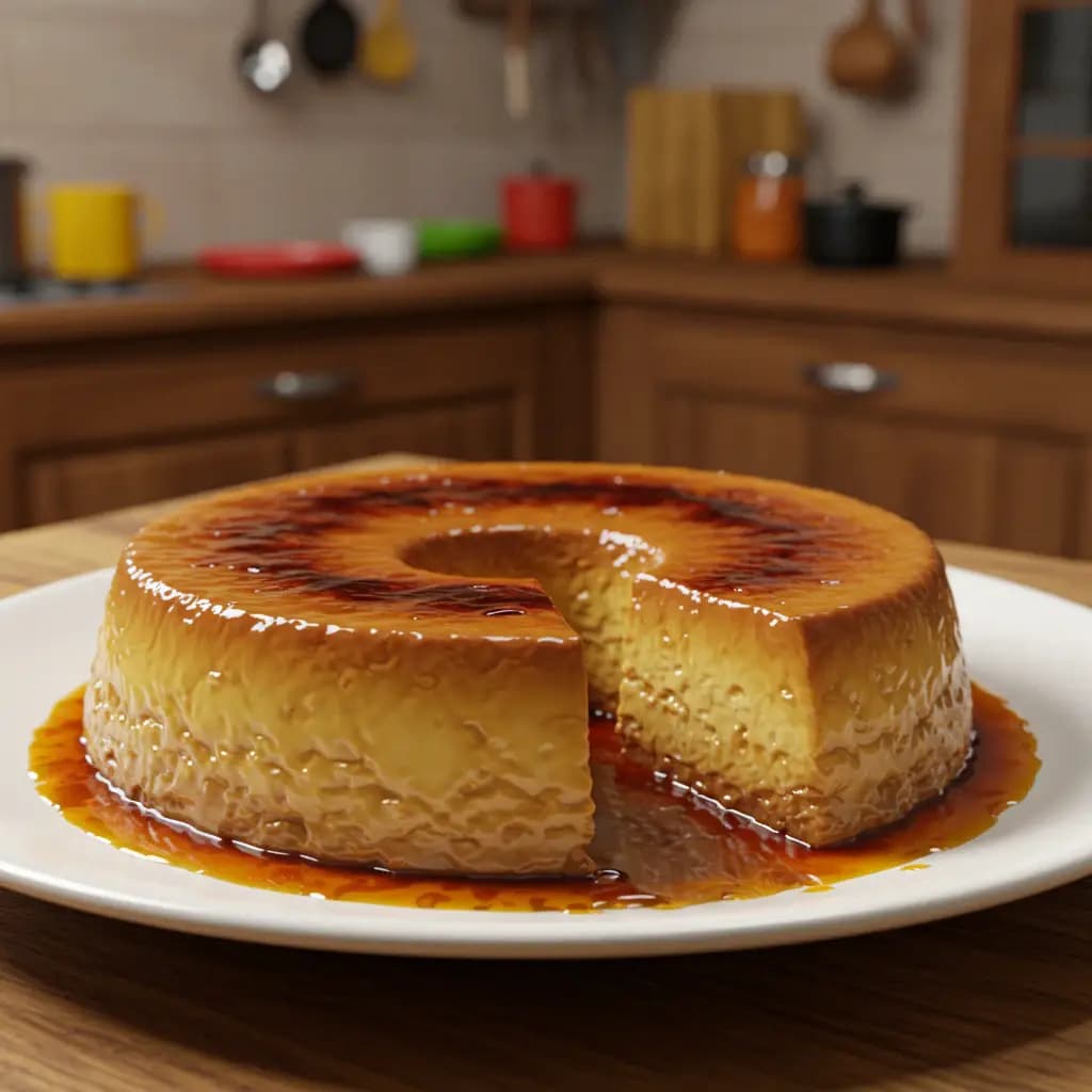 Receita de Flan de chocolate