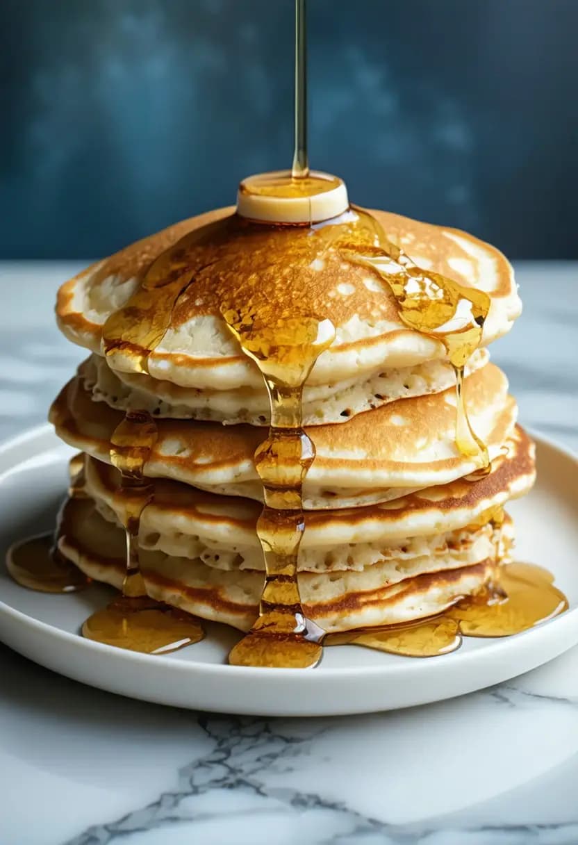 Receita de Panquecas Molhadinhas de Leite Azedo
