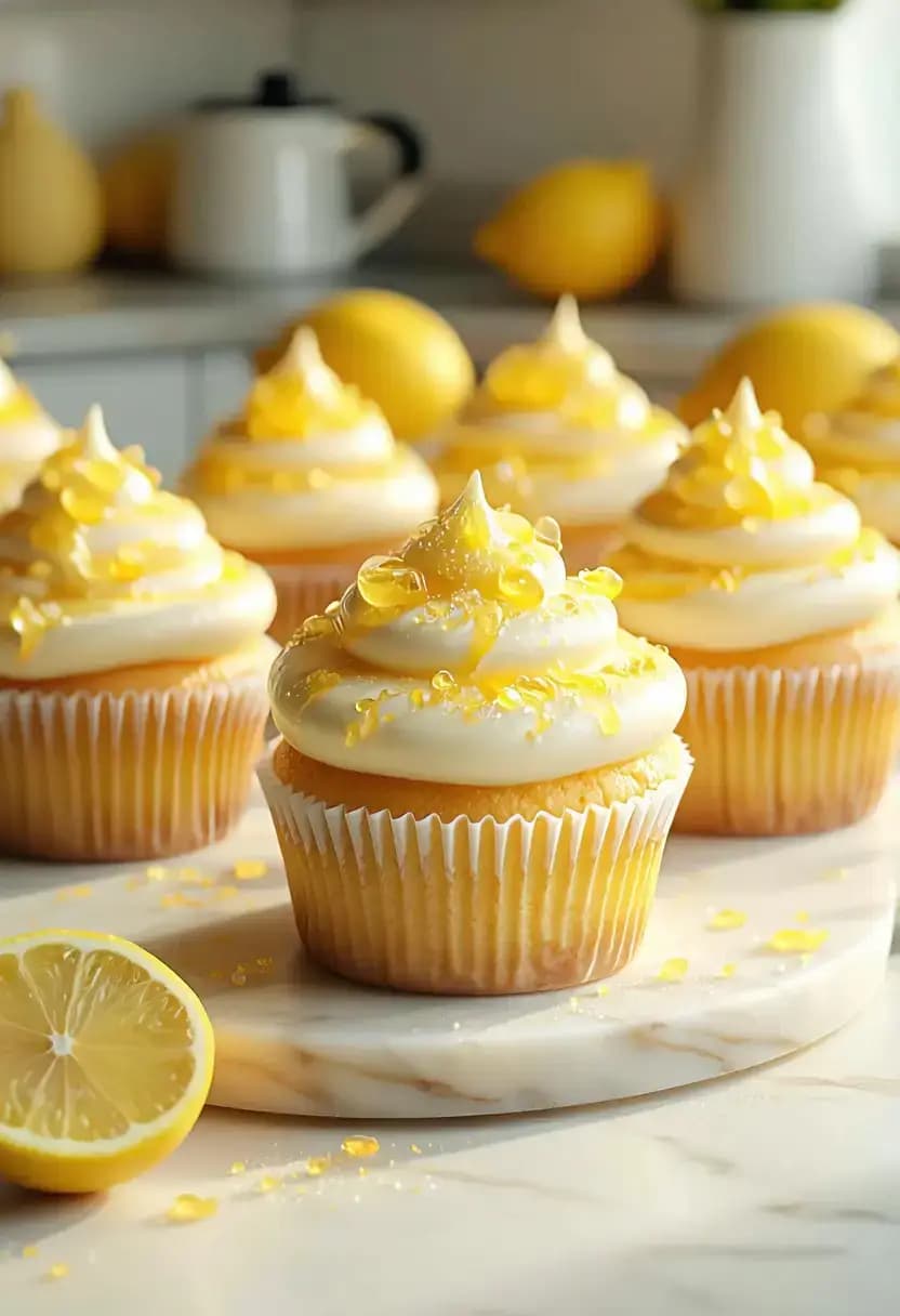 Receita de Cupcakes de Limão Fofos