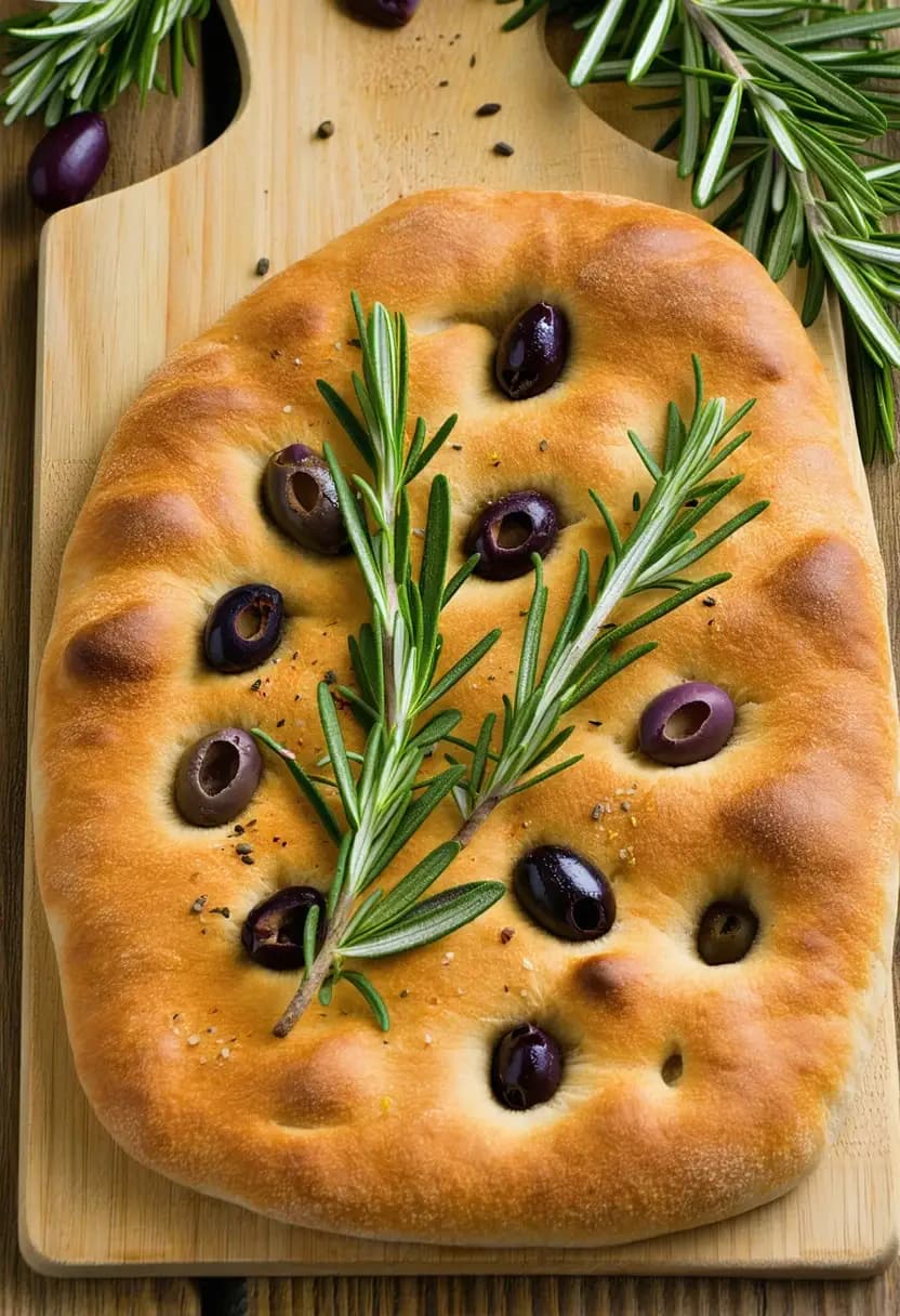Receita de Focaccia Low Carb