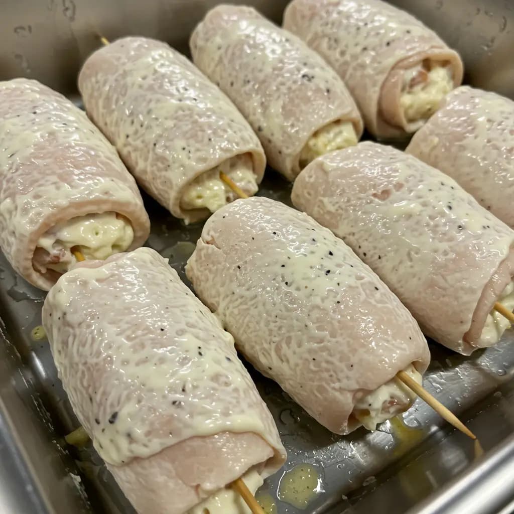 Receita de Frango à Rolê