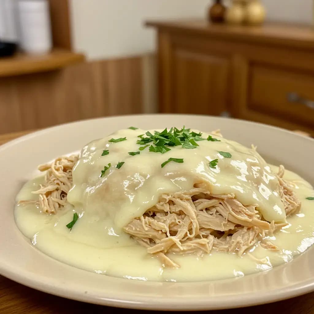 Receita de Frango ao molho branco