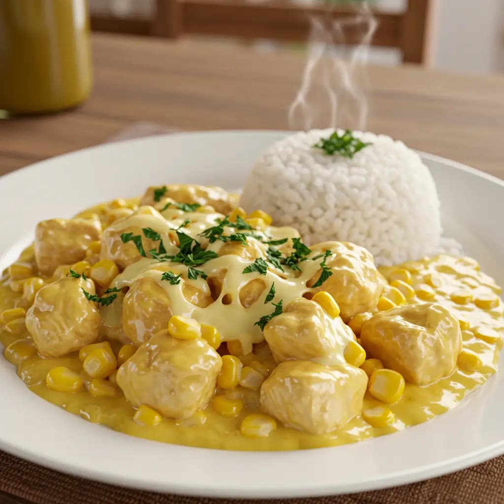 Receita de Frango cremoso