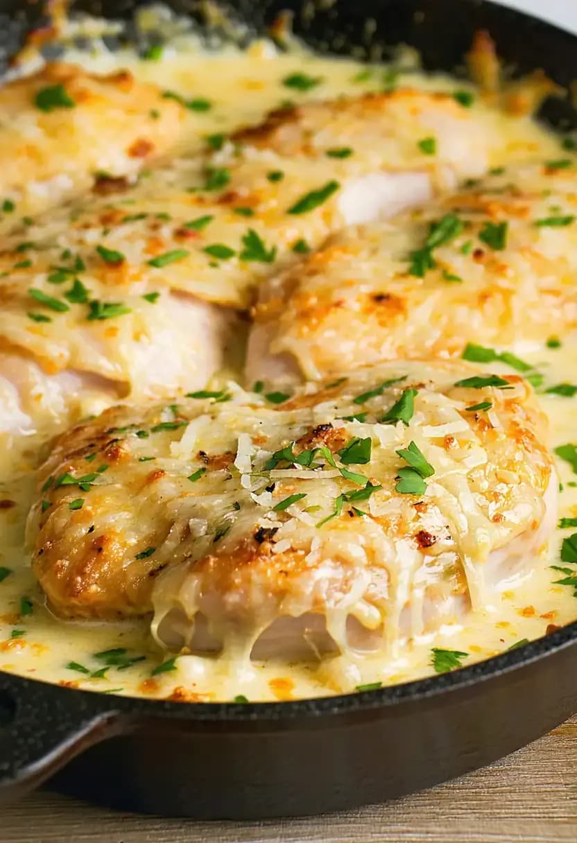 Receita de Frango Gratinado com Queijo