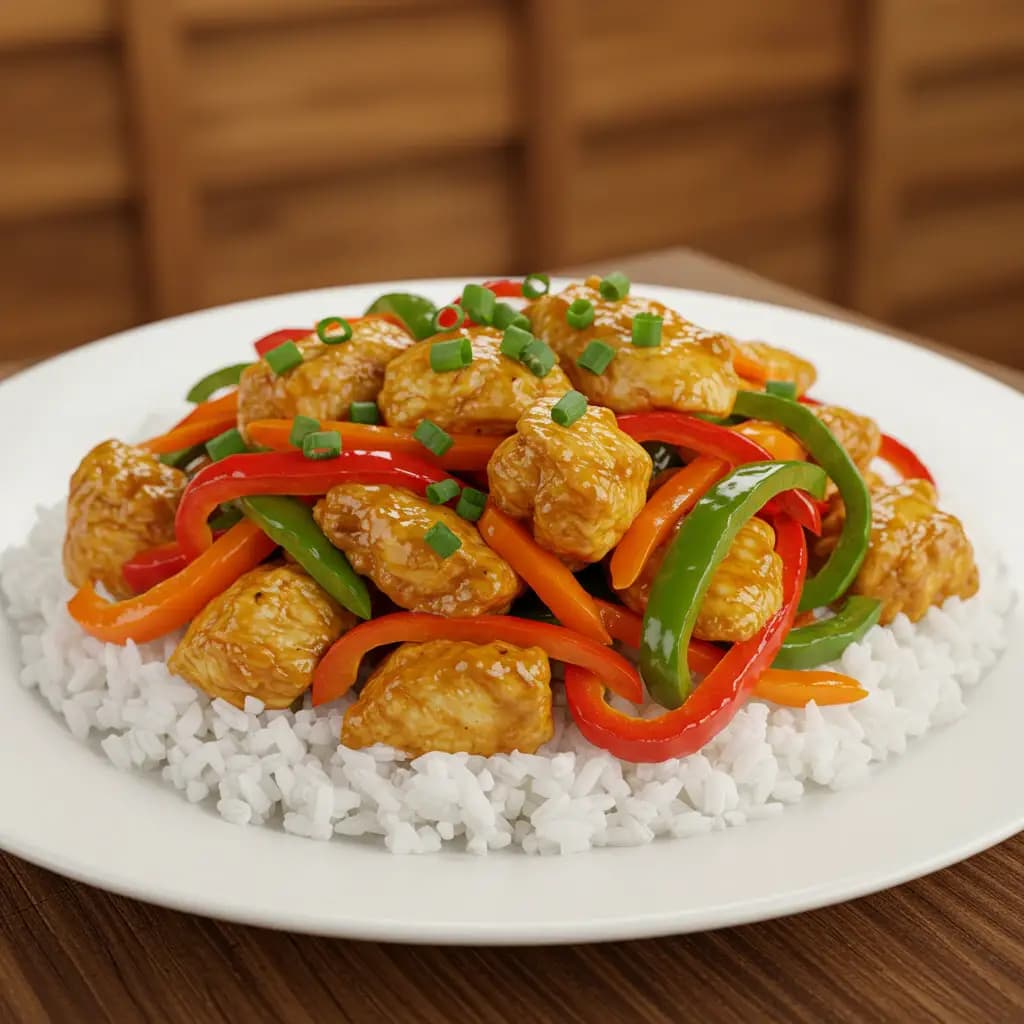 Receita de Frango xadrez
