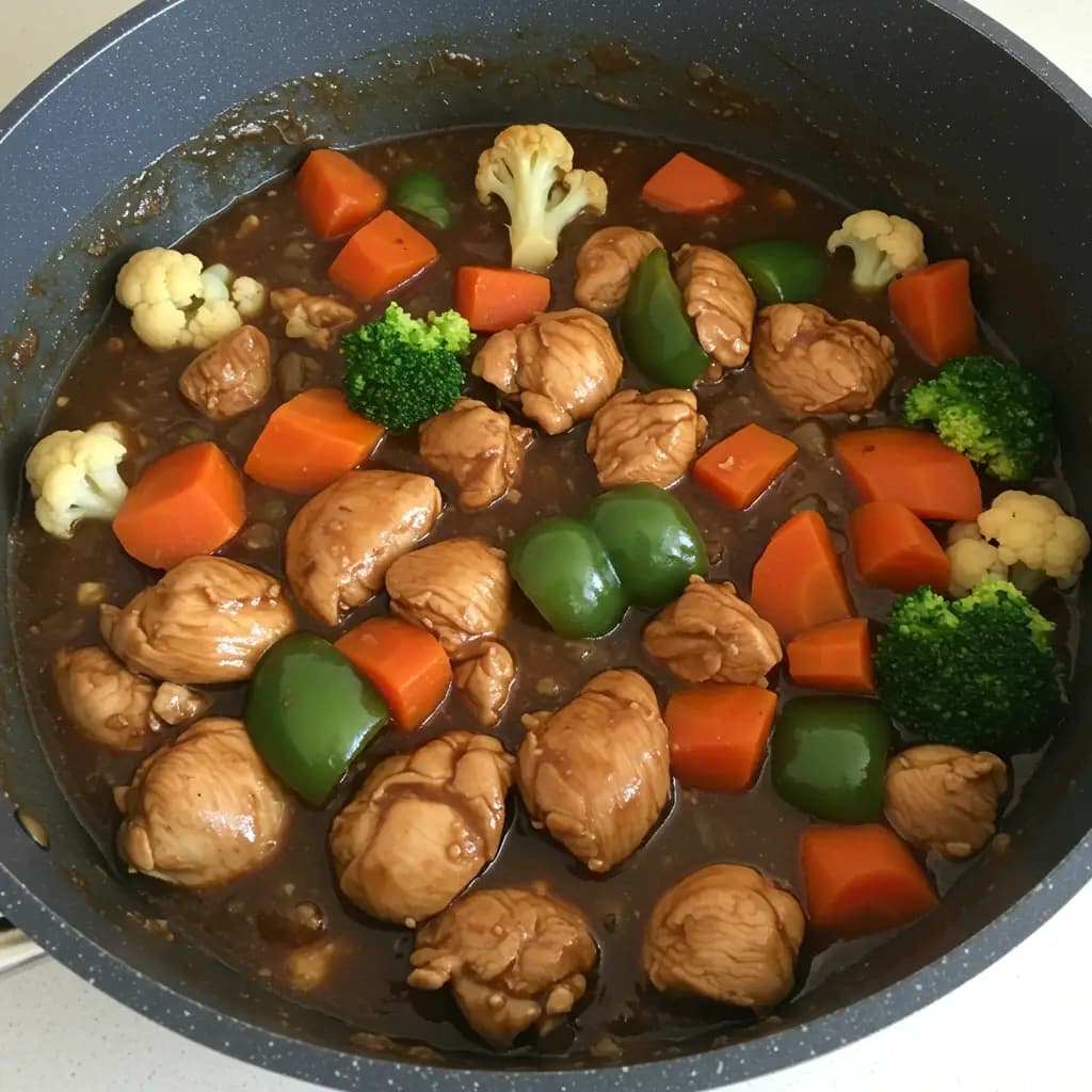 Receita de Frango Xadrez