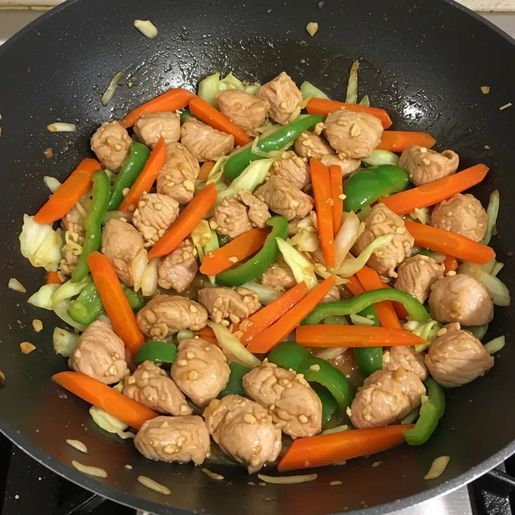 Receita de Frango Xadrez da Elena