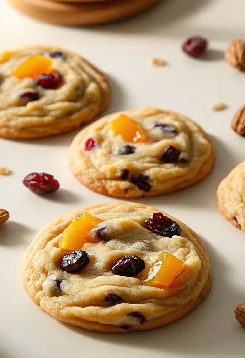 Receita de Biscoitos de Frutas e Nozes