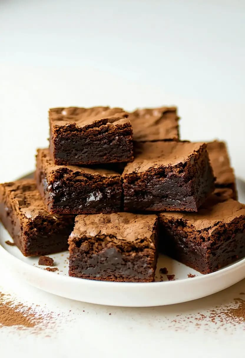 Receita de Brownies Fudgy
