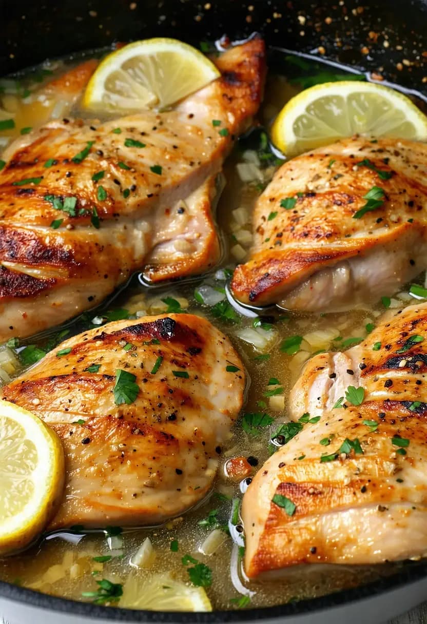 Receita de Frango com Manteiga de Alho