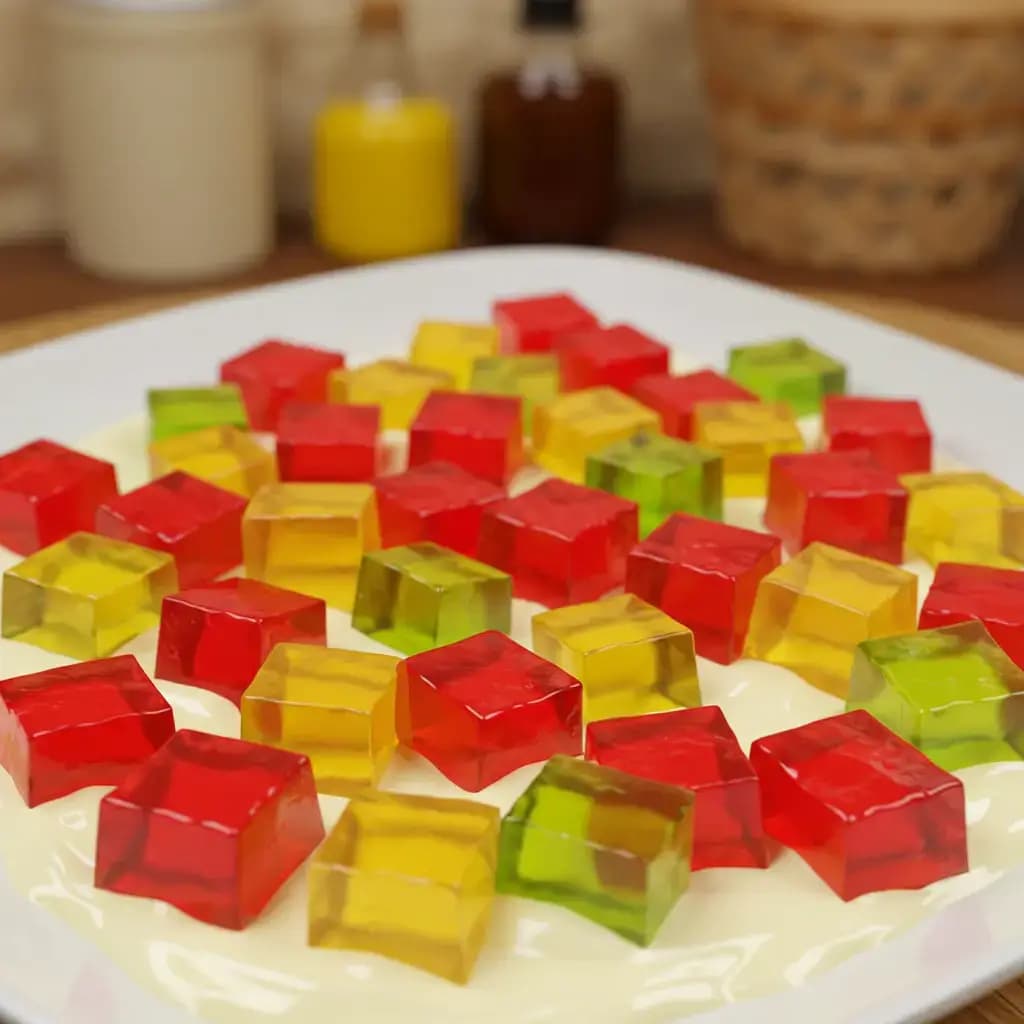 Receita de Gelatina colorida