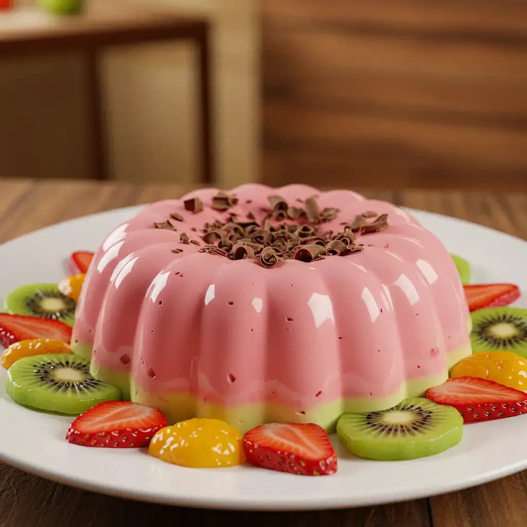 Receita de Gelatina cremosa