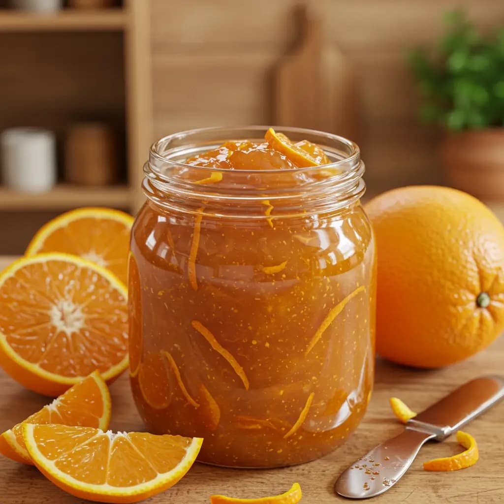 Receita de Geleia de laranja