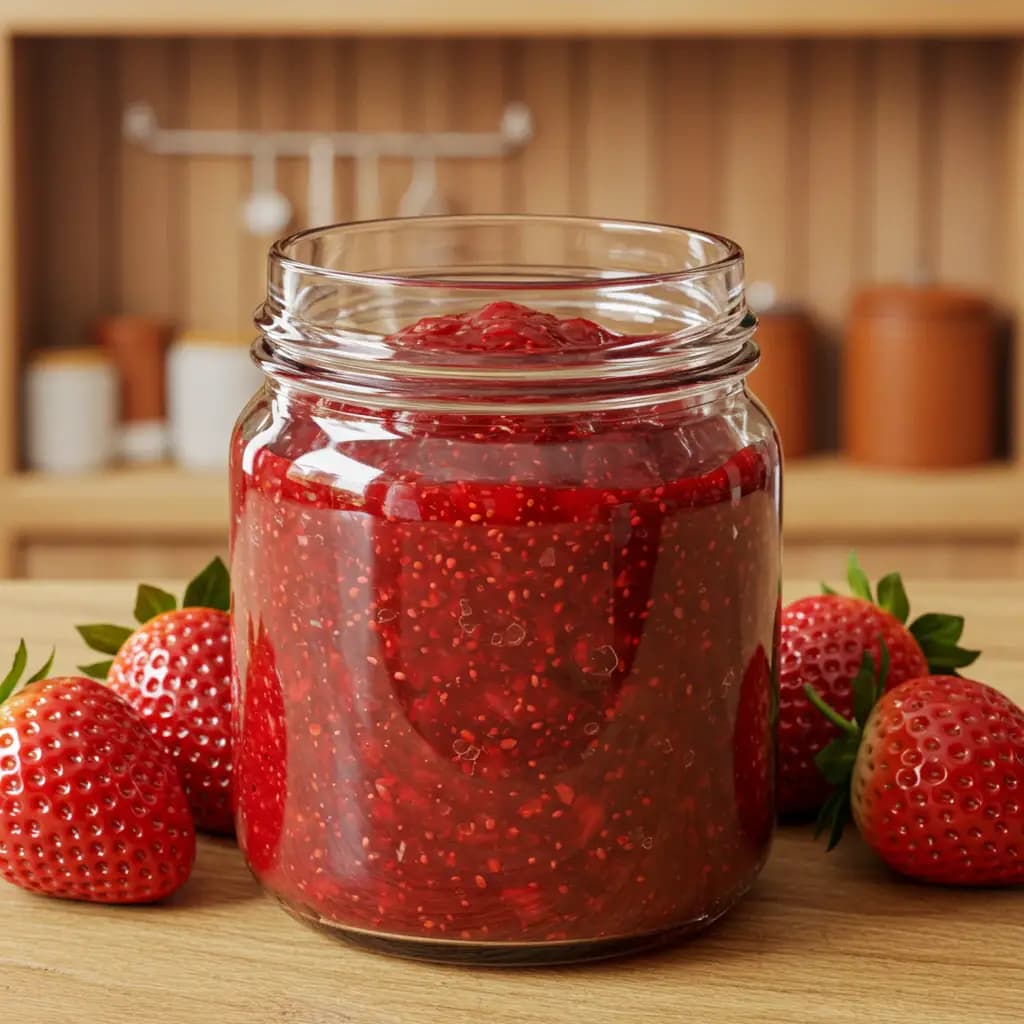 Receita de Geleia de morango