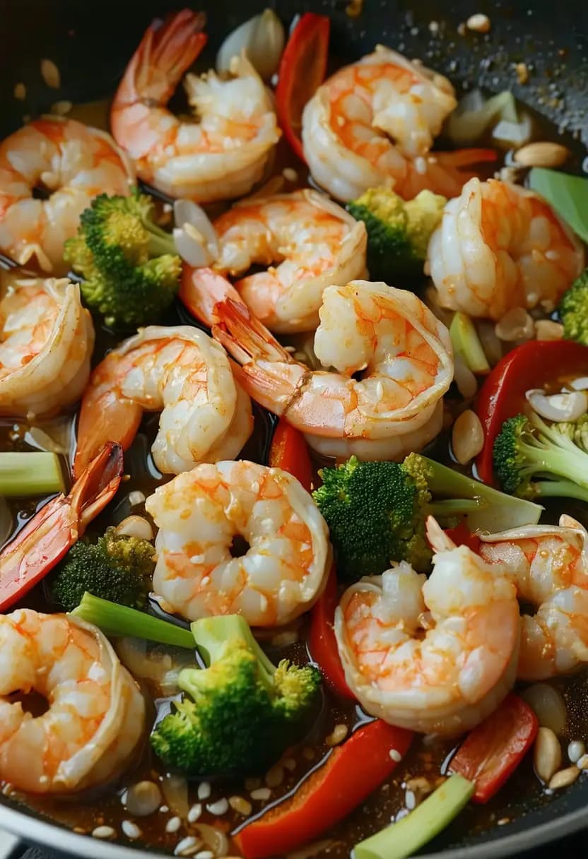 Receita de Camarão com Gengibre e Alho
