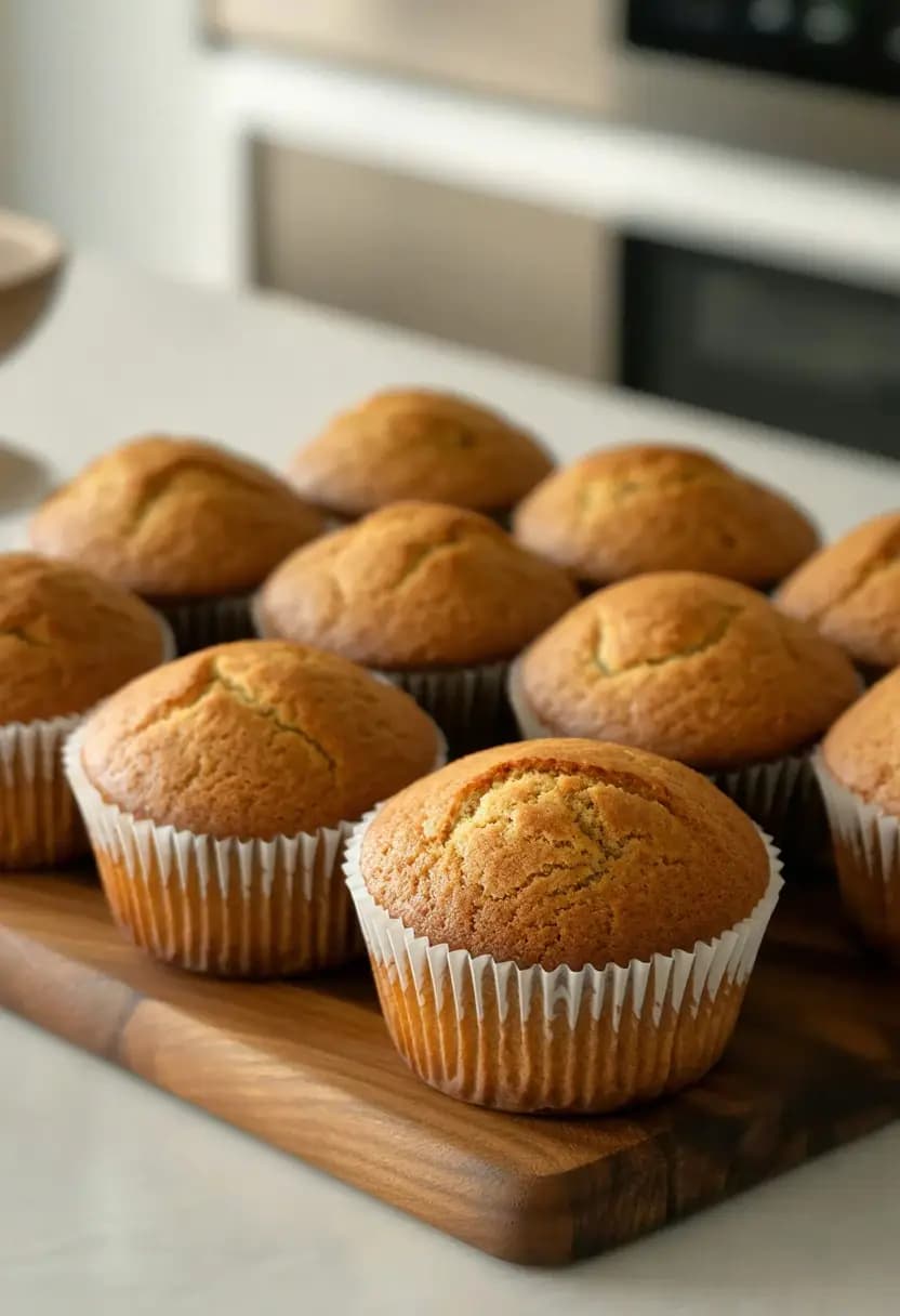 Receita de Muffins de Pão de Gengibre