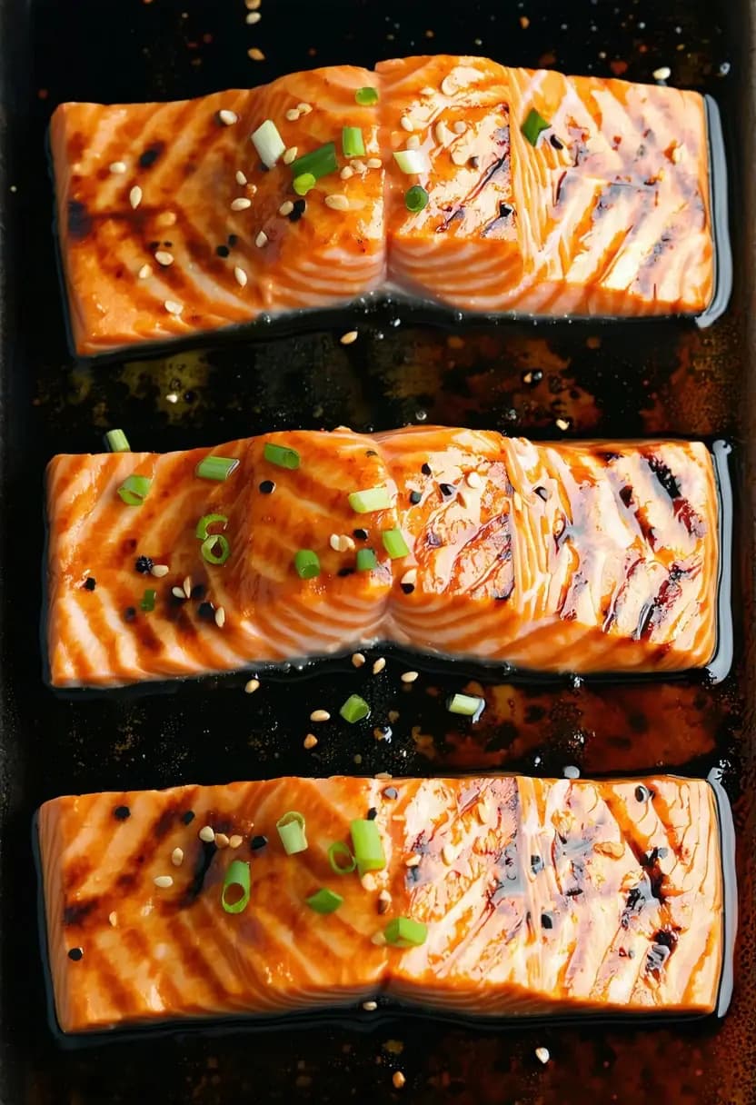 Receita de Salmão Teriyaki Grelhado